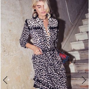 Never Fully Dressed Edna shirt dress in leopard